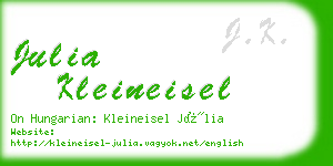 julia kleineisel business card